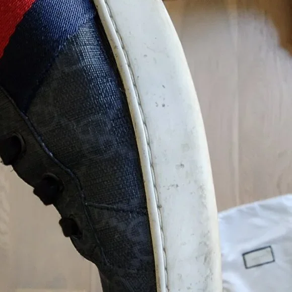 Men's Ace GG Gucci Supreme Sneaker Size 12 - Picture 4 of 8